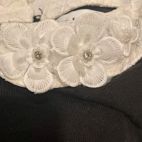 Black collared sweater - SOLD - Picture 4 of 5